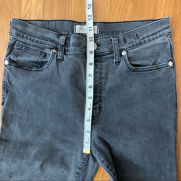 Madewell 9” High Riser Skinny Skinny Black Size 30 - Picture 5 of 10